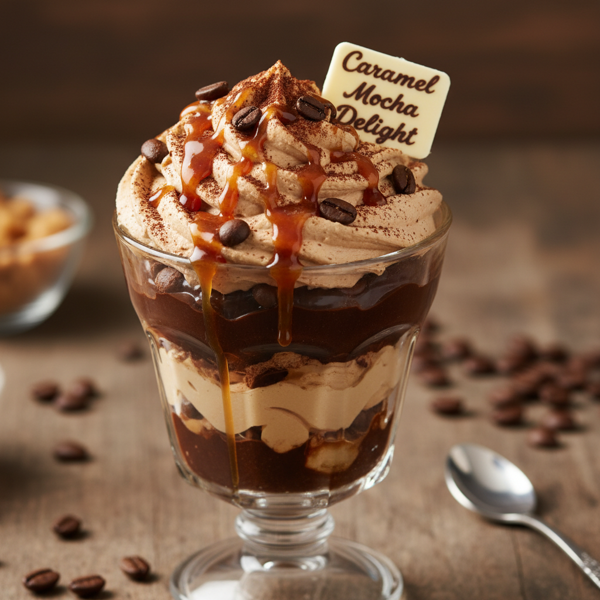 Decadent Caramel Mocha Delight recipe