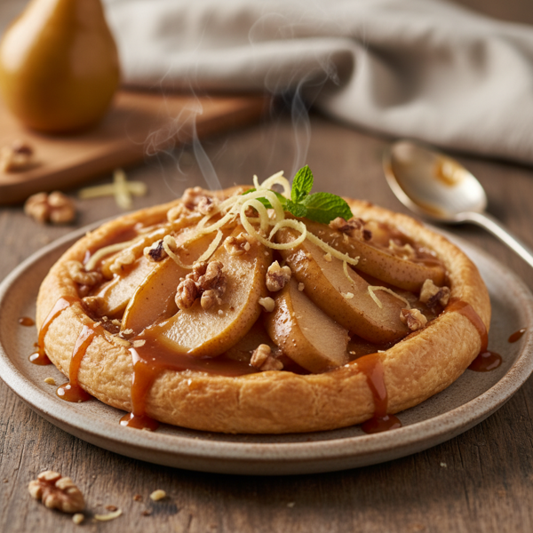 Decadent Caramel Pear Delight recipe