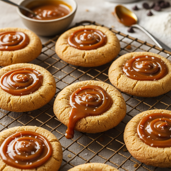 Decadent Caramel Swirl Cookies recipe