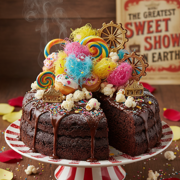 Decadent Carnival Flourless Chocolate Cake recipe