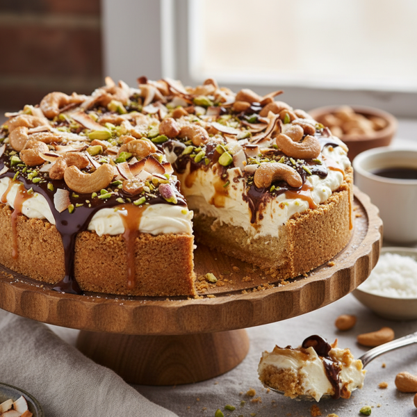 Decadent Cashew Delight Pie recipe