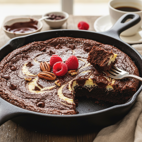 Decadent Cheesecake Swirl Brownies recipe