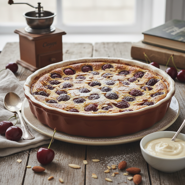Decadent Cherry-Almond Clafouti Delight recipe