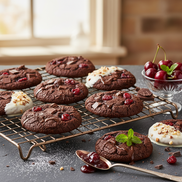 Decadent Cherry-Chocolate Delight Cookies recipe