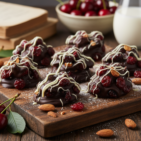 Decadent Cherry Almond Chocolate Bites recipe