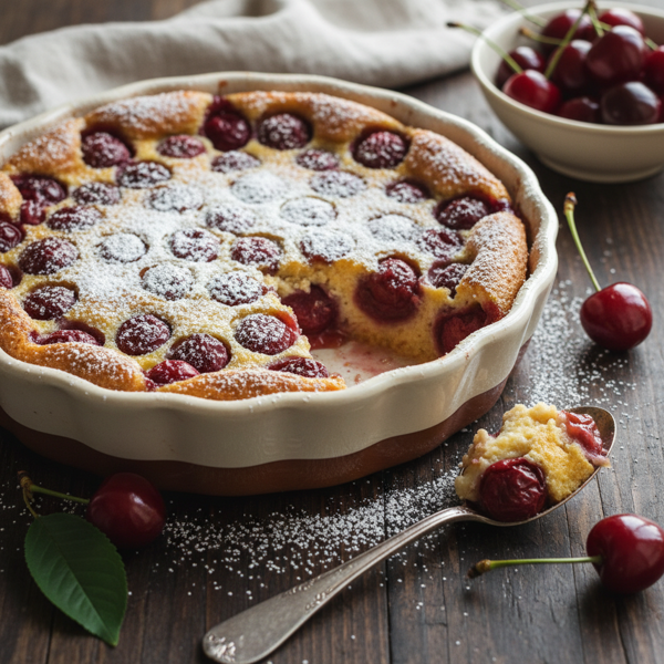 Decadent Cherry Clafouti Delight recipe
