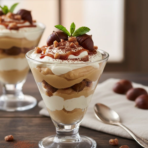 Decadent Chestnut Mascarpone Mousse recipe
