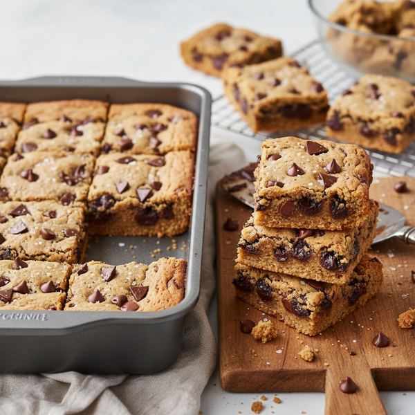 Decadent Chewy Chocolate Chip Bars recipe