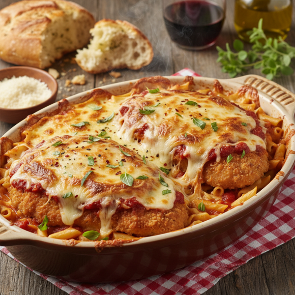 Decadent Chicken Parmesan Bake recipe