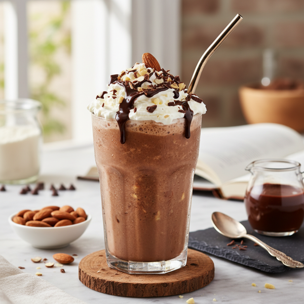 Decadent Chocolate-Almond Frappe recipe