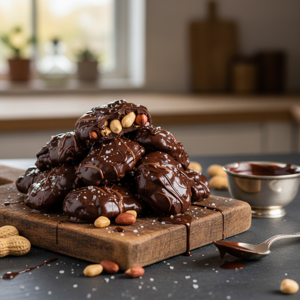 Decadent Chocolate-Covered Peanuts recipe
