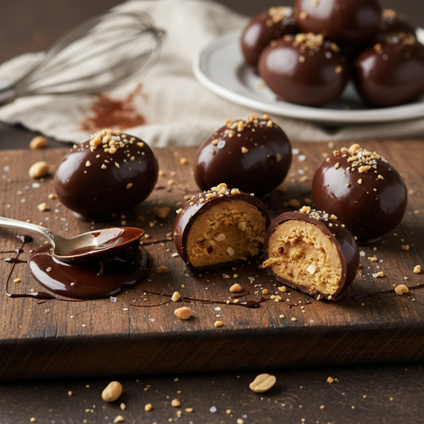 Decadent Chocolate-Dipped Peanut Butter Eggs recipe
