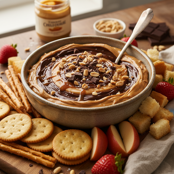 Decadent Chocolate-Peanut Butter Delight Dip recipe