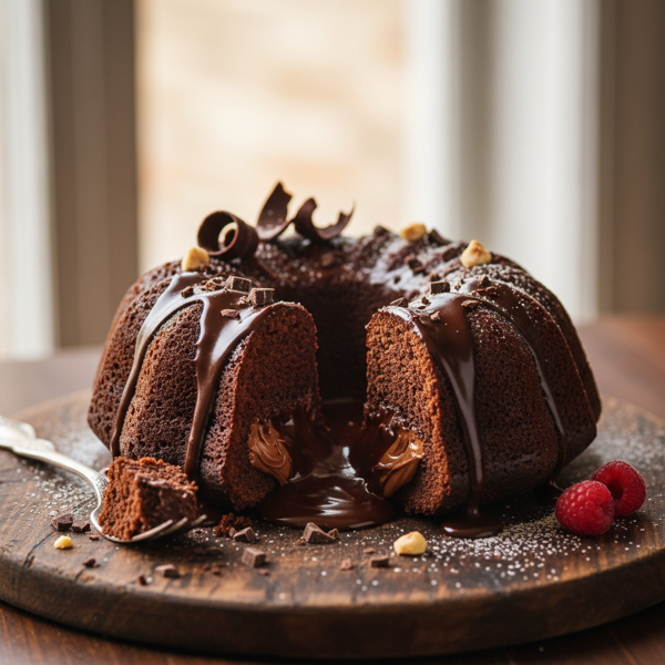 Decadent Chocolate-Stuffed Bundt Cake recipe