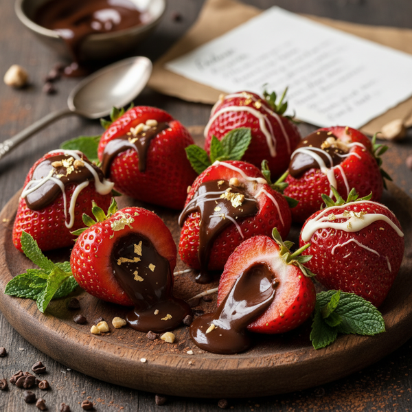 Decadent Chocolate-Stuffed Strawberries recipe
