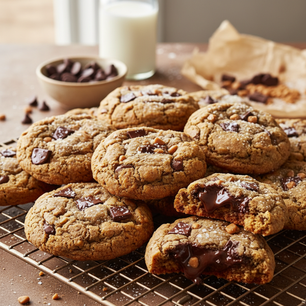 Decadent Chocolate-Toffee Dream Cookies recipe