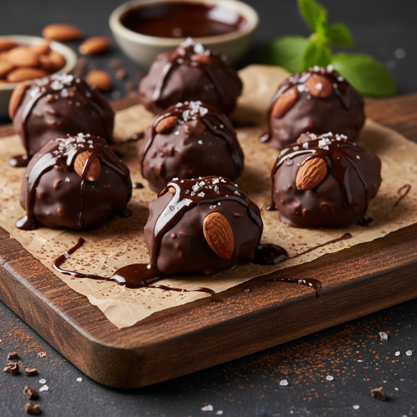 Decadent Chocolate Almond Bliss Bites recipe