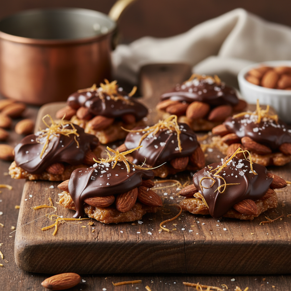 Decadent Chocolate Almond Toffee Treats recipe