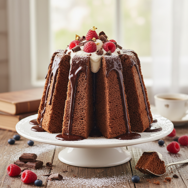 Decadent Chocolate Angel Food Cake Delight recipe