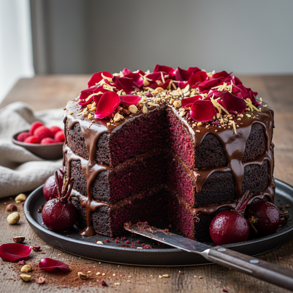 Decadent Chocolate Beet Cake recipe