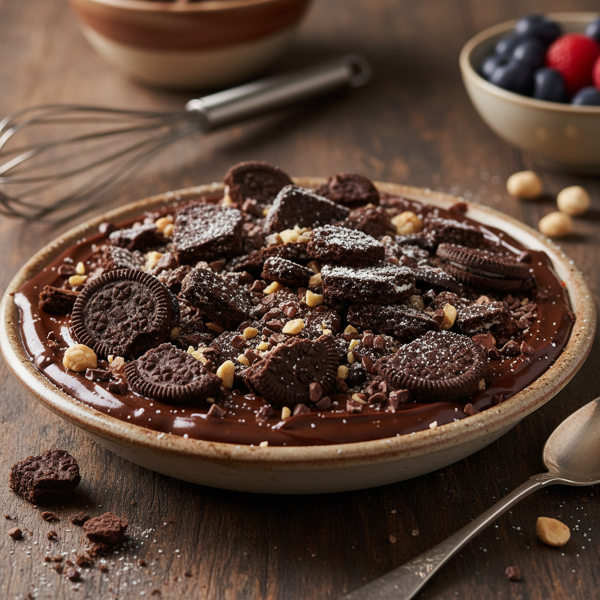 Decadent Chocolate Biscuit Topping recipe