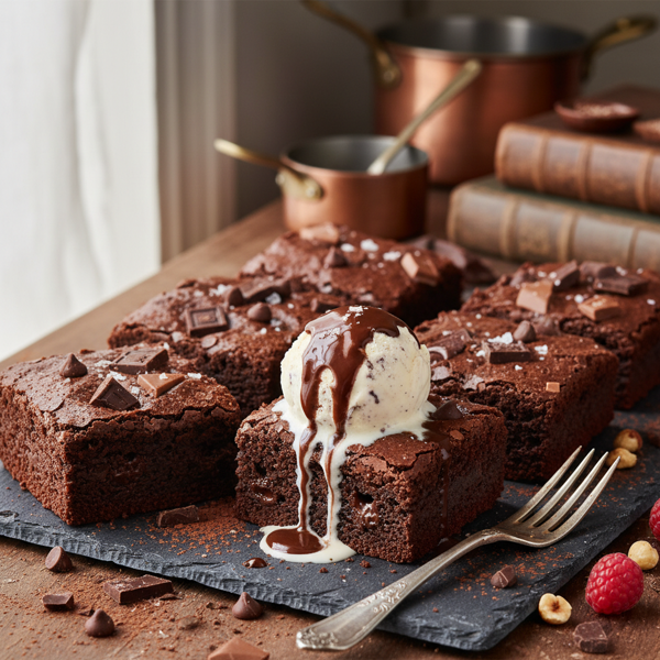 Decadent Chocolate Bliss Brownies recipe