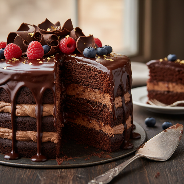 Decadent Chocolate Bliss Cake recipe