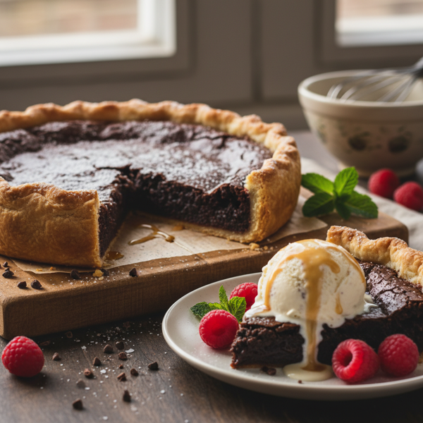 Decadent Chocolate Brownie Pie recipe