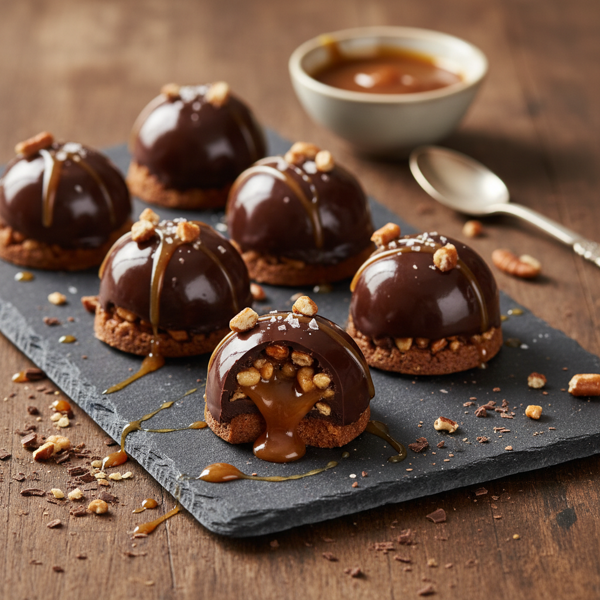 Decadent Chocolate Caramel Crunch Bites recipe