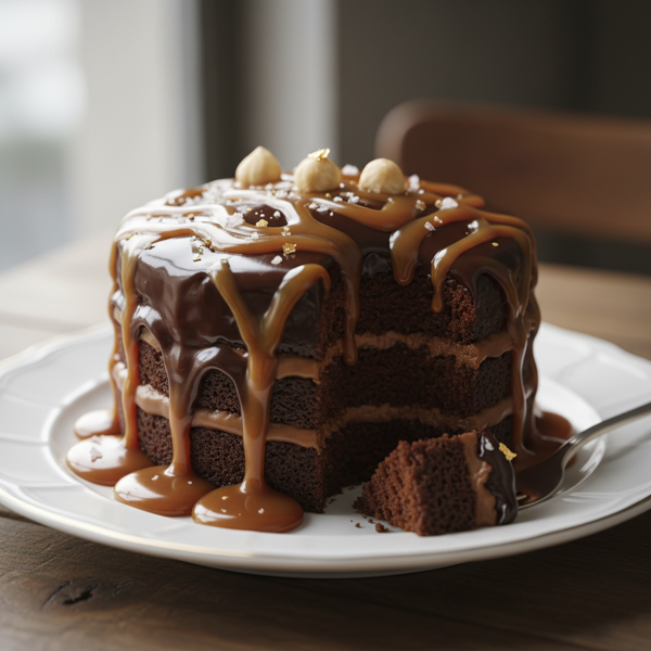 Decadent Chocolate Caramel Drizzle recipe