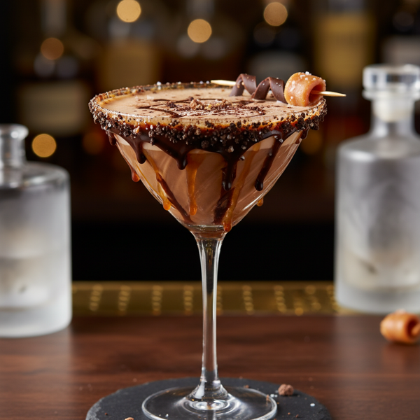 Decadent Chocolate Caramel Martini recipe