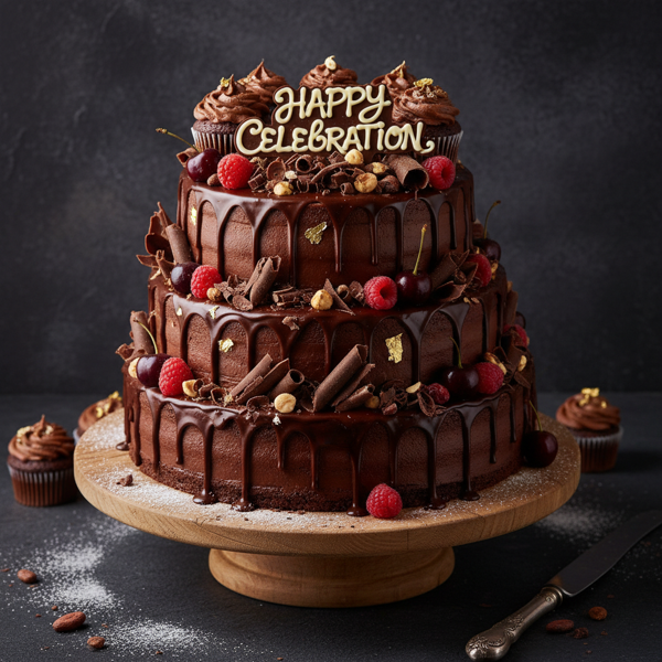 Decadent Chocolate Celebration Cake recipe