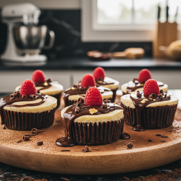Decadent Chocolate Cheesecake Cupcakes recipe