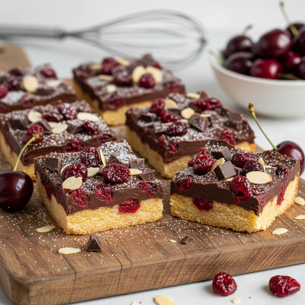 Decadent Chocolate Cherry Bliss Bars recipe