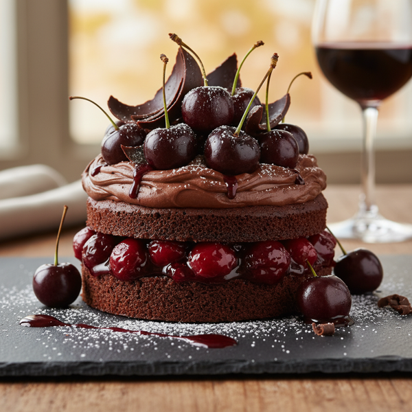 Decadent Chocolate Cherry Delight recipe