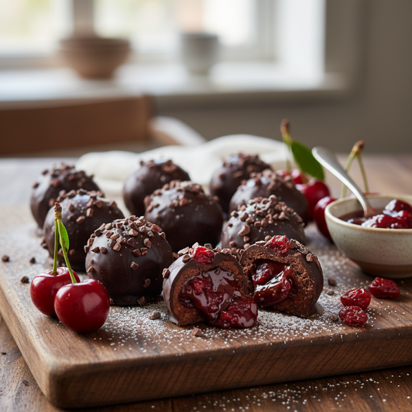 Decadent Chocolate Cherry Delights recipe