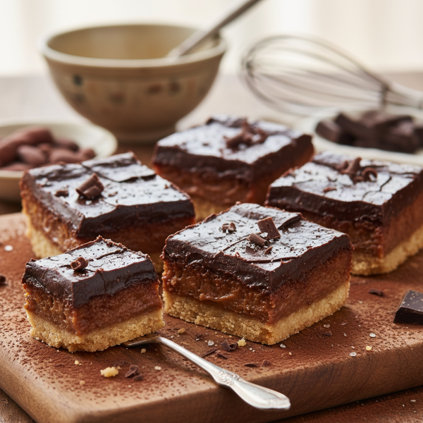 Decadent Chocolate Chess Bars recipe