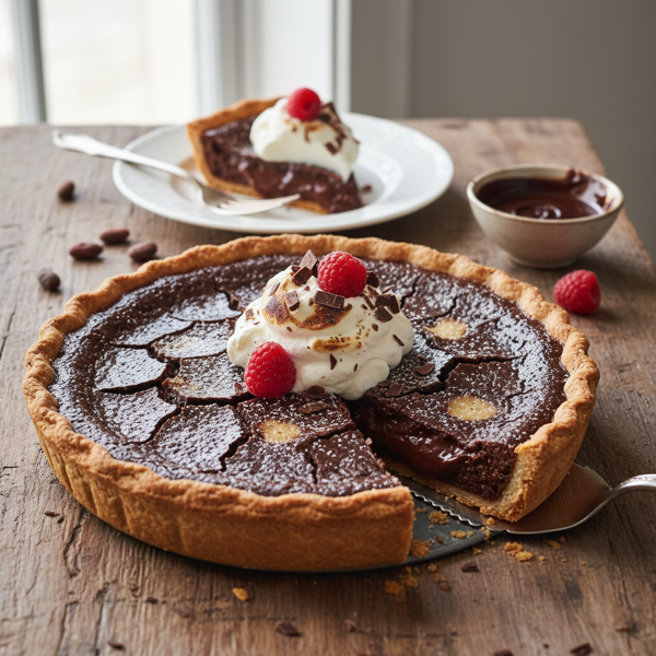 Decadent Chocolate Chess Pie recipe