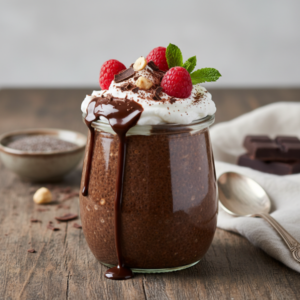 Decadent Chocolate Chia Pudding recipe
