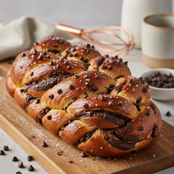 Decadent Chocolate Chip Challah recipe