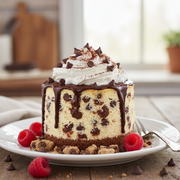 Decadent Chocolate Chip Cheesecake Delight recipe
