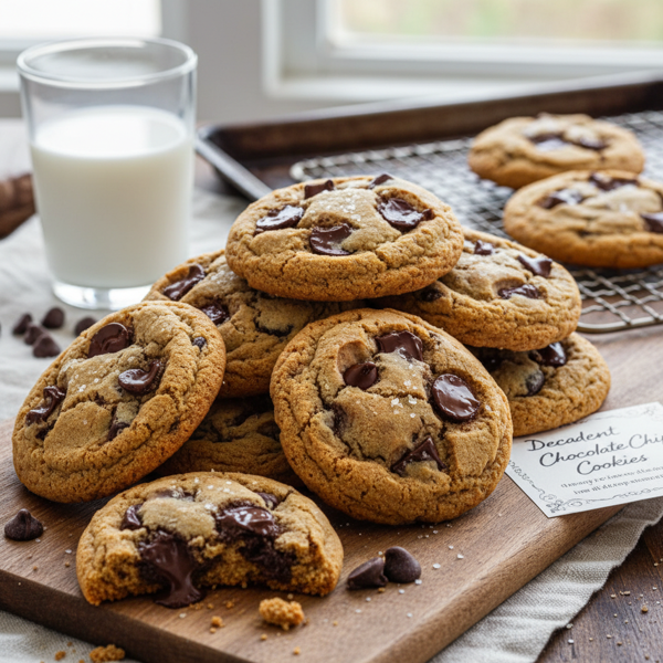 Decadent Chocolate Chip Cookies recipe