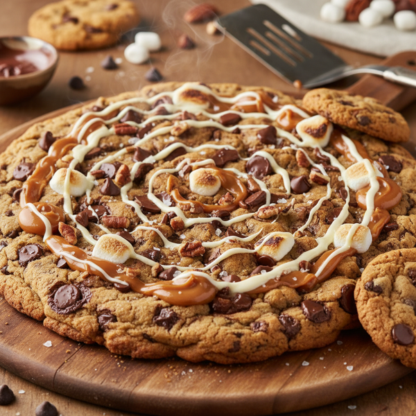 Decadent Chocolate Chip Dessert Pizza recipe