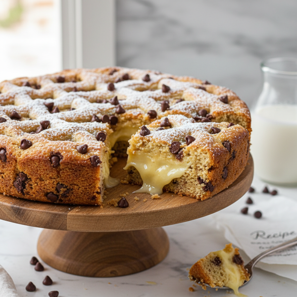 Decadent Chocolate Chip Gooey Butter Cake recipe