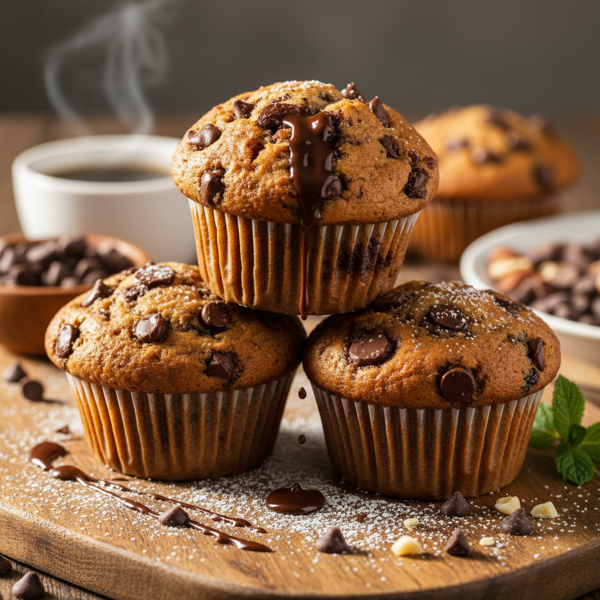 Decadent Chocolate Chip Indulgence Muffins recipe