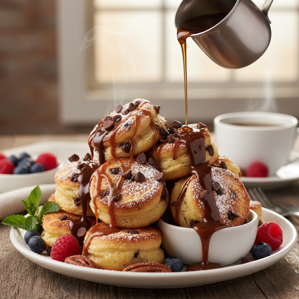 Decadent Chocolate Chip Pancake Puff recipe