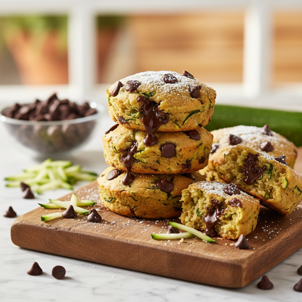 Decadent Chocolate Chip Zucchini Delights recipe