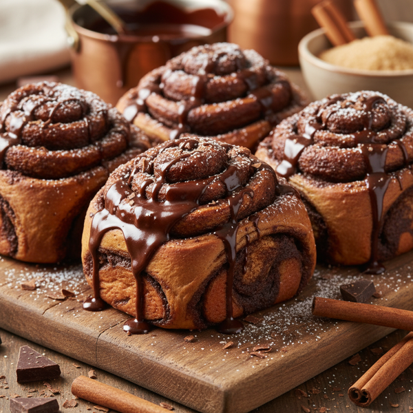 Decadent Chocolate Cinnamon Swirls recipe