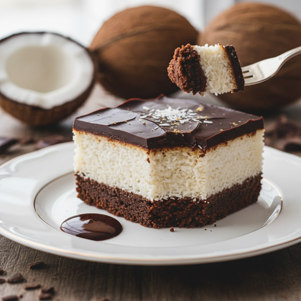 Decadent Chocolate Coconut Bliss Slice recipe