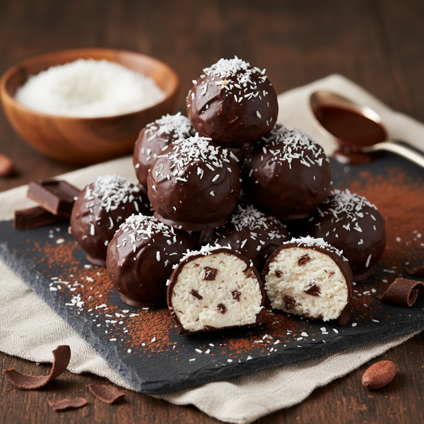 Decadent Chocolate Coconut Bliss Truffles recipe
